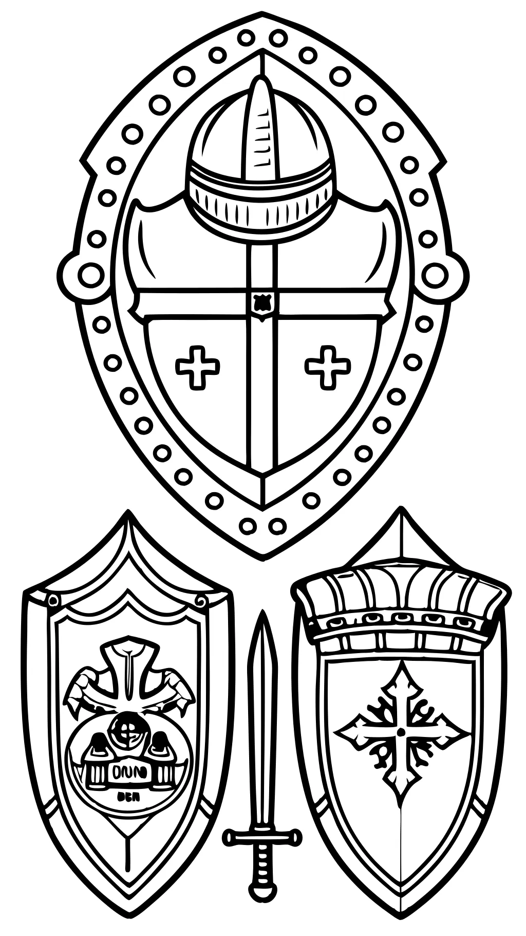 armor of god coloring page